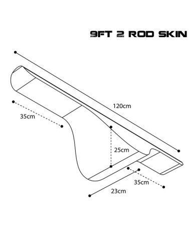 Nash scope ops hi protect 9" 2 rod skin