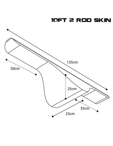 Nash scope ops hi protect 10" 2 rod skin
