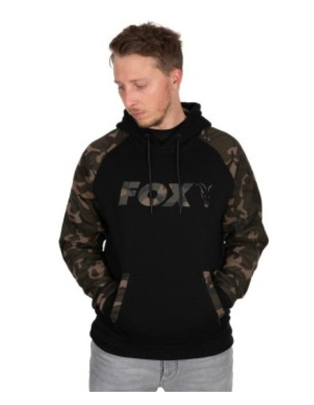 Fox black camo raglan hoody talla L