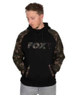 Fox black camo raglan hoody talla XL