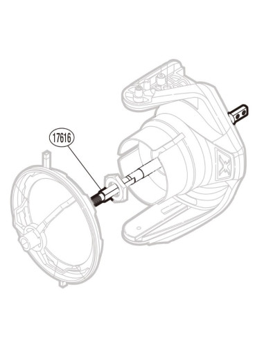 Shimano eje main shaft aerotechnium 14000 XTC-XSC (10L4P)