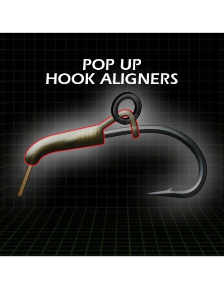 Gardner hook aligner pop-up marrón grande 10uds