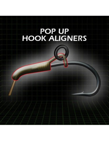Gardner hook aligner pop-up marrón pequeño 10uds