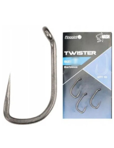 Nash NEW anzuelo twister nº6 sin muerte 10unds