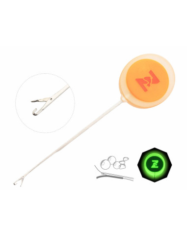 Zfish nite glow needle fine splincing orange