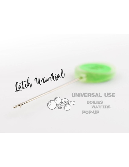 Zfish nite glow needle latch boilies green