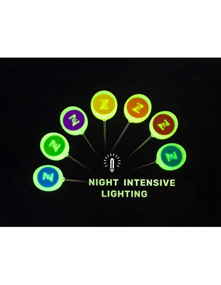 Zfish nite glow needle quick stops turquesa