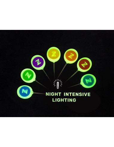 Zfish nite glow taladro drill purple