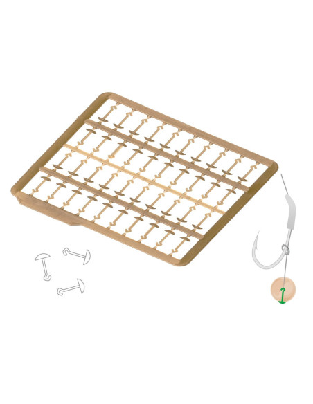 Zfish boilie caps large 40 piezas