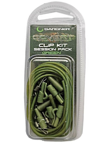Gardner clip kit session pack c-thru brown 20uds