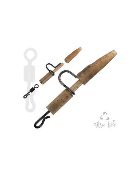 Zfish heavy duty clip & tail rubber + qc 6 kits