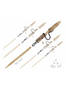 Zfish heavy duty clip complete pin set 60mm 5 kits