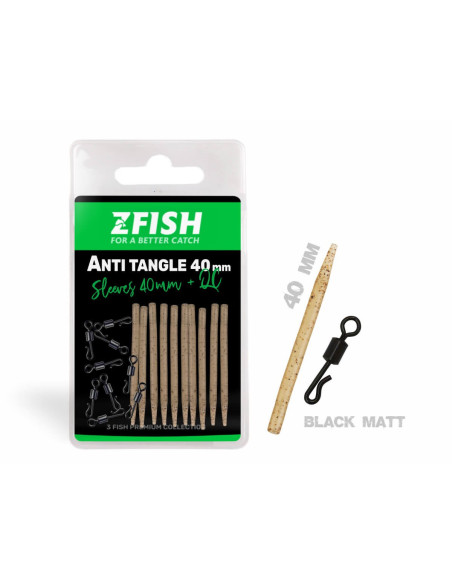 Zfish anti tangle set sleeves 40mm + qc 10 kits