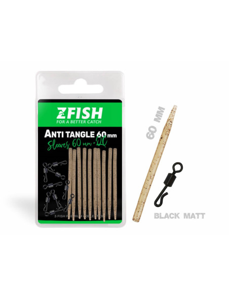 Zfish anti tangle set sleeves 60mm + qc 10 kits