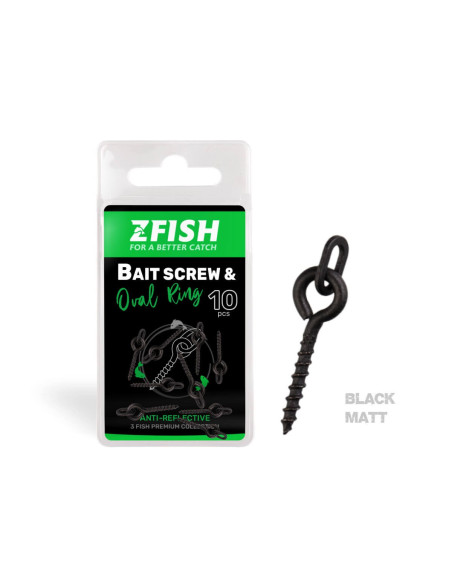 Zfish bait screw & oval ring