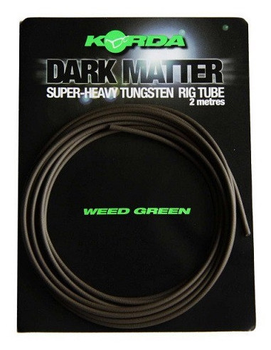 Korda dark ultra heavy tunsteno rig tube weed green 2m