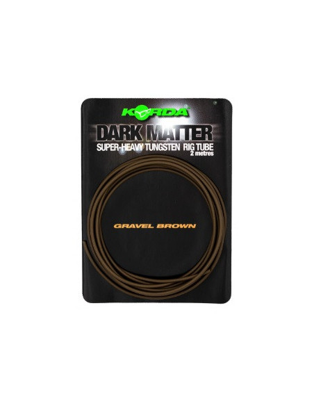 Korda dark ultra heavy tunsteno rig tube gravel brown 2m