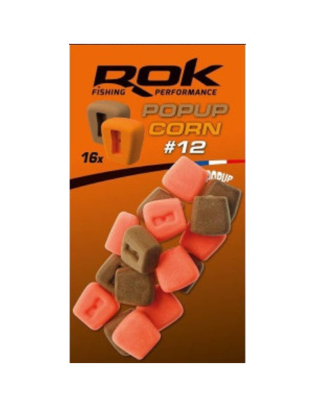 Rok corn ultra pop-up brown orange 10mm 16unds