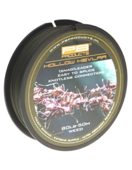 Pb products hollow kevlar weed 80lb 50m