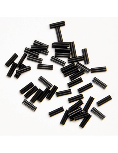 Pb products double barrel crimps 0.7mm 50unds