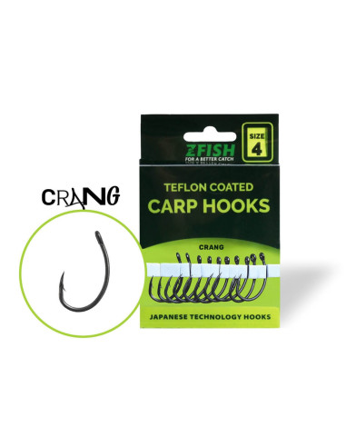 Zfish teflon crang hook nº2 10unds