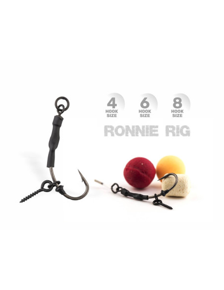 Zfish teflon ronnie rig hook nº4 3unds