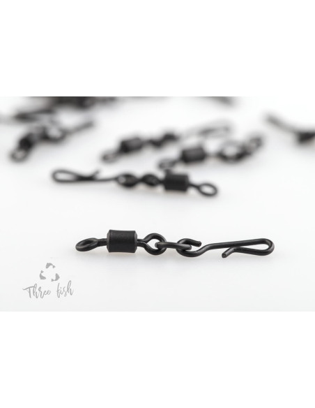 Zfish quick change ring swivel matt nº8 10unds