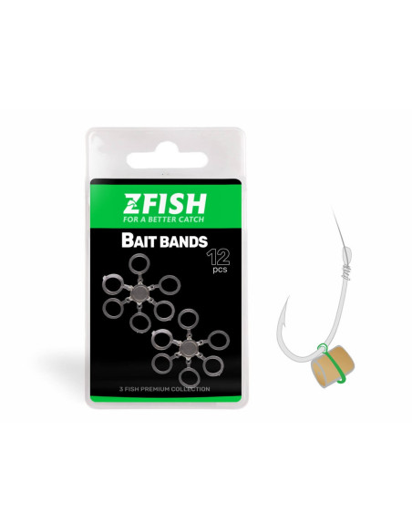 Zfish bait bands 8mm 12unds