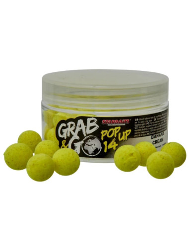 Starbaits global pop-ups banana cream 14mm 20gr