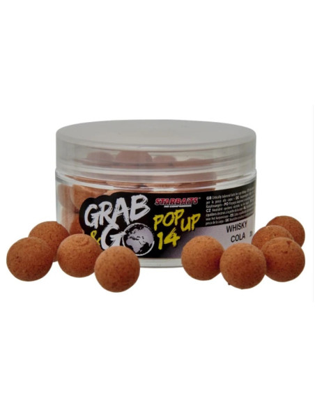 Starbaits global pop-ups whisky cola 14mm 20gr