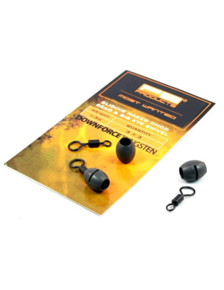 Pb products tungsten neked chod bead 0.75gr 3unds