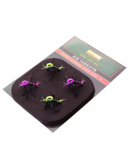 Pb products super strong zig insects green & purple 4unds