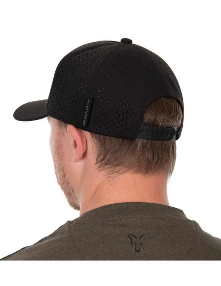 Fox collection base ball cap black orange