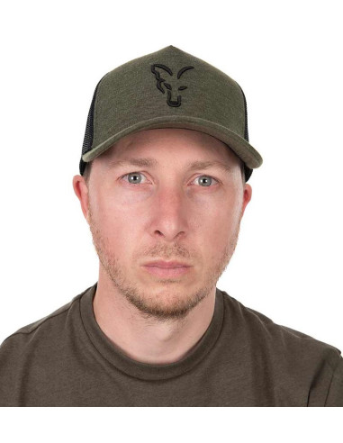 Fox collection trucker ball cap green black