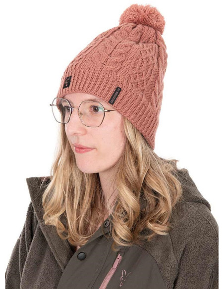 Fox ladies kinitted bobble hat