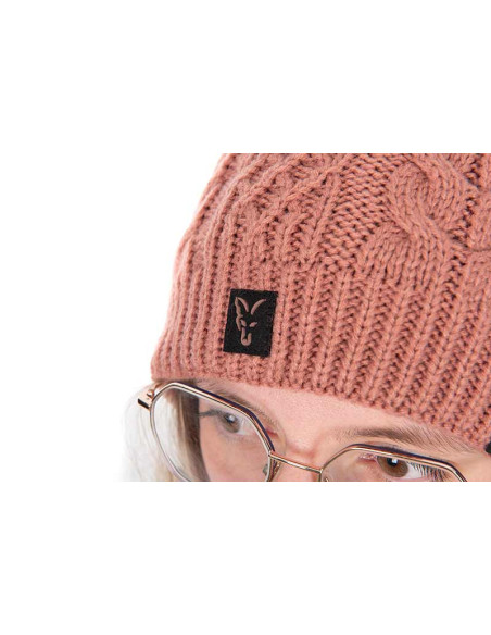 Fox ladies kinitted bobble hat