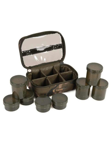 Fox new camolite hookbait case 8 pot