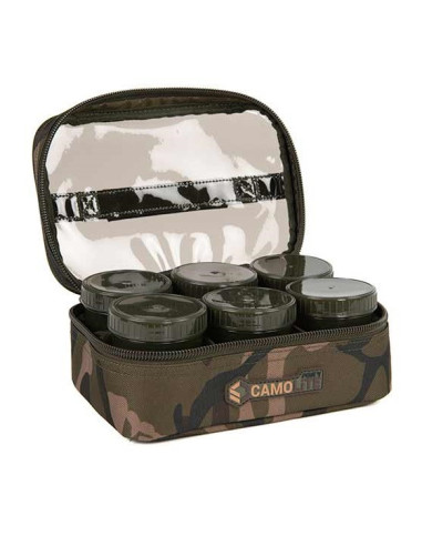Fox new camolite hookbait case 8 pot