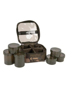 Fox new camolite hookbait case 6 pot