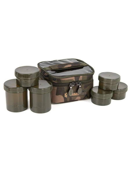 Fox new camolite hookbait case 6 pot
