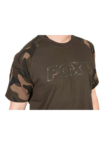 Fox khaki camo outline t-shirt talla XXXL
