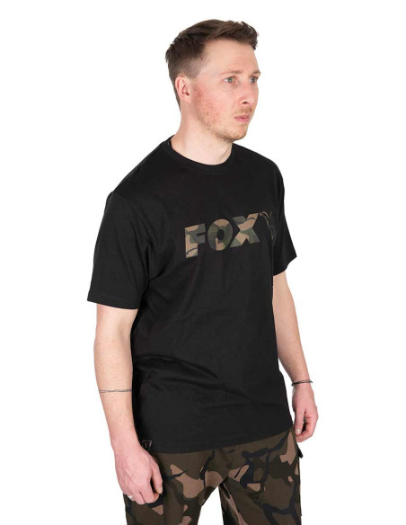 Fox black camo logo t-shirt talla XL