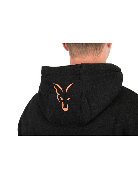Fox colletion hoody black orange talla M