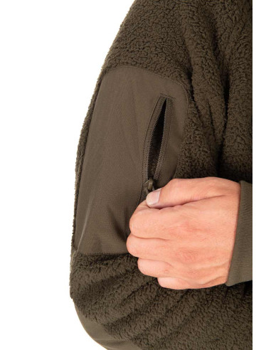 Fox olive sherpa hybrid jacket talla L