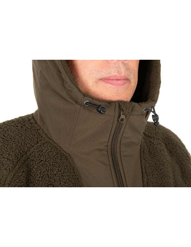 Fox olive sherpa hybrid jacket talla L