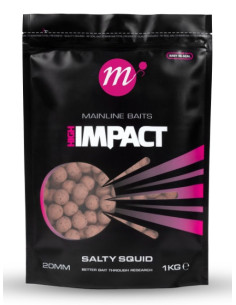 Mainline impact boilies salty squid 20mm 1kg