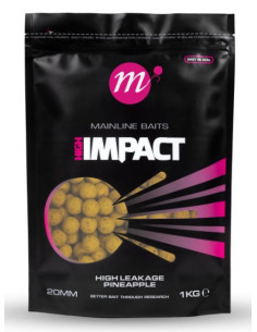 Mainline impact boilies pineapple 20mm 1kg