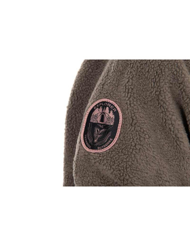 Fox women explorer flecee hooded jacket talla L