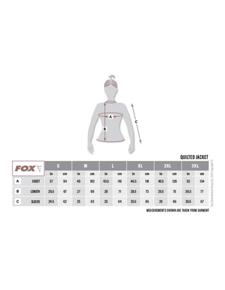 Fox women explorer quilted jacket talla M