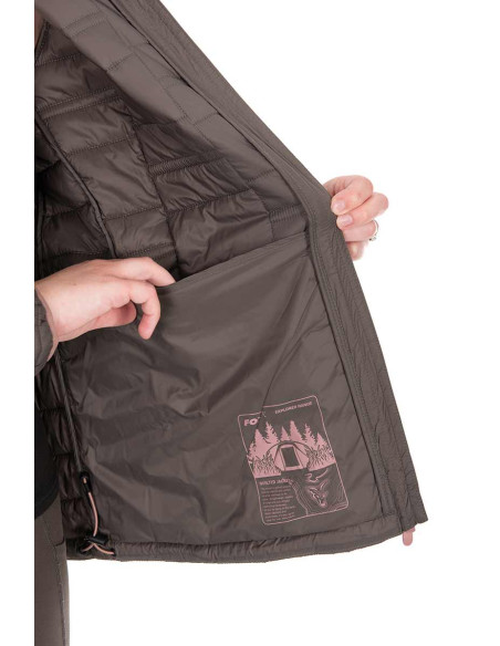 Fox women explorer quilted jacket talla L